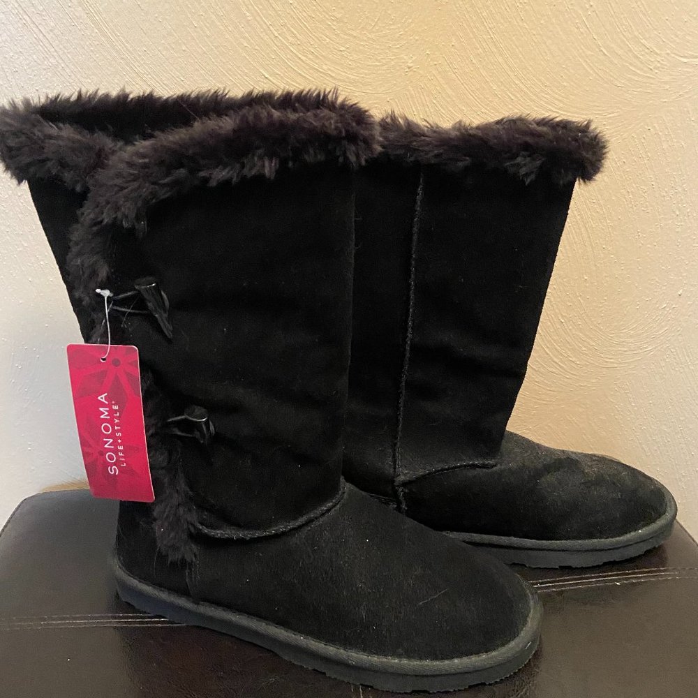 Black Winter Boots